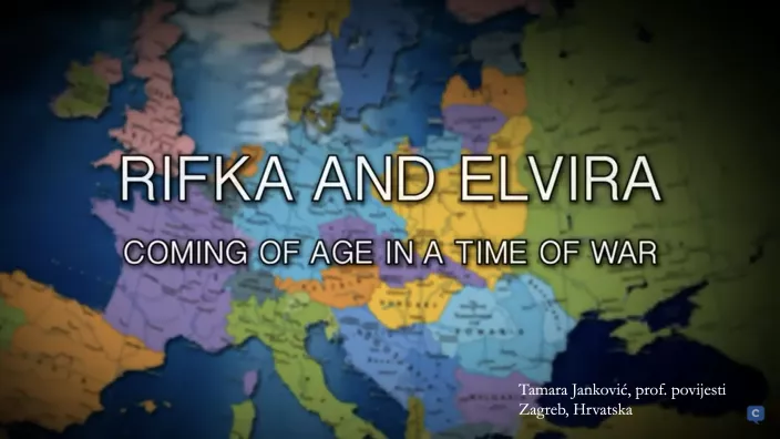 Centropa Split Rifka and Elvira (Tamara Janković)