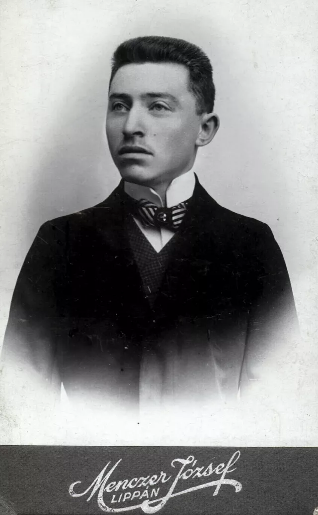 Ferenc Sandor's father Vilmos Sandor before his wedding