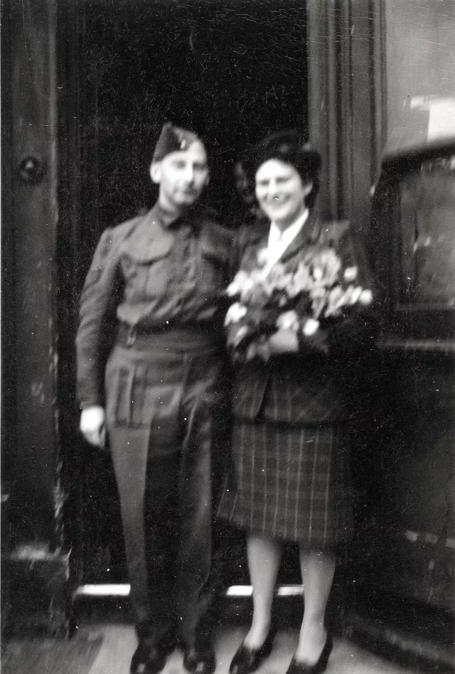 Hochzeit von Dr. Erna Wodak und Dr. Walter Wodak