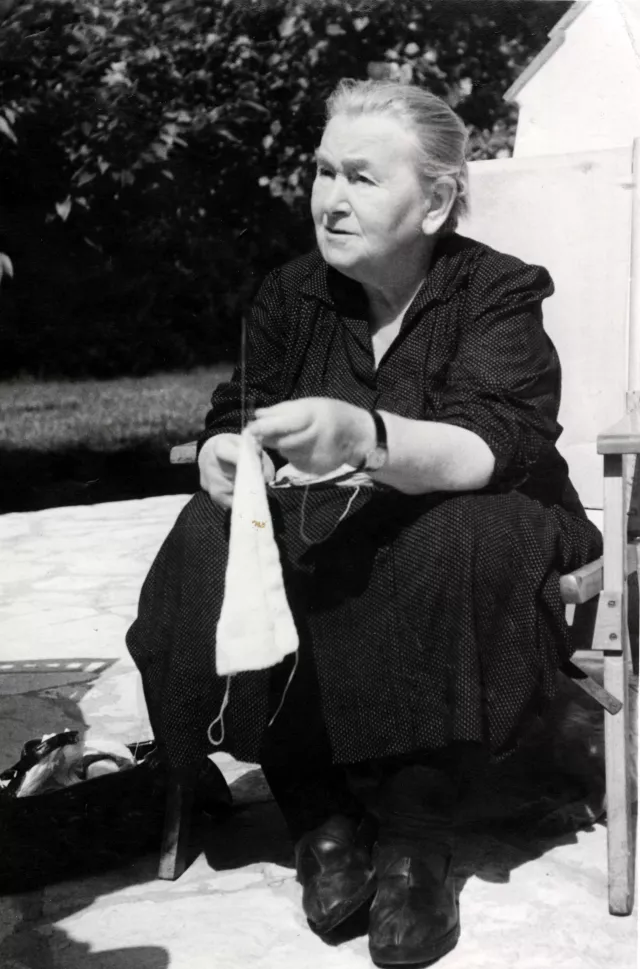 Regine Bendiner bei ihrer Familie in Argentinien