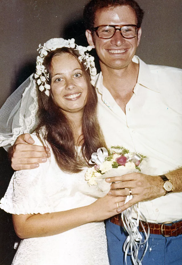 Avraham Blum bei seiner Hochzeit