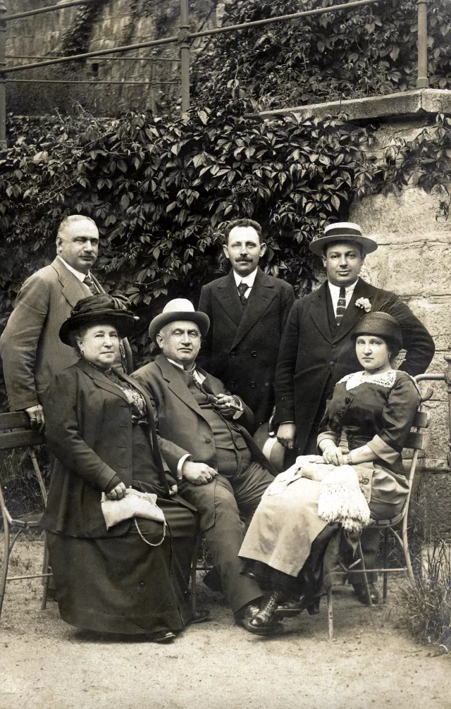 Gertrude Mechners Großvater mit seinem Bruder in Wien