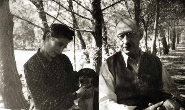 Berthold Samek und Anna Skall in Haifa