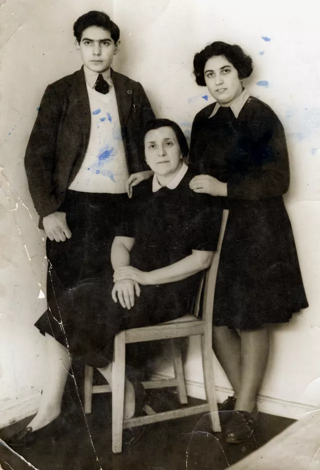 Hanny Hiegers Bruder Fritz Spiegl und Tante Kitty Geiringer in England Hanny Hiegers Bruder Fritz Spiegl und Tante Kitty Geiringer in England