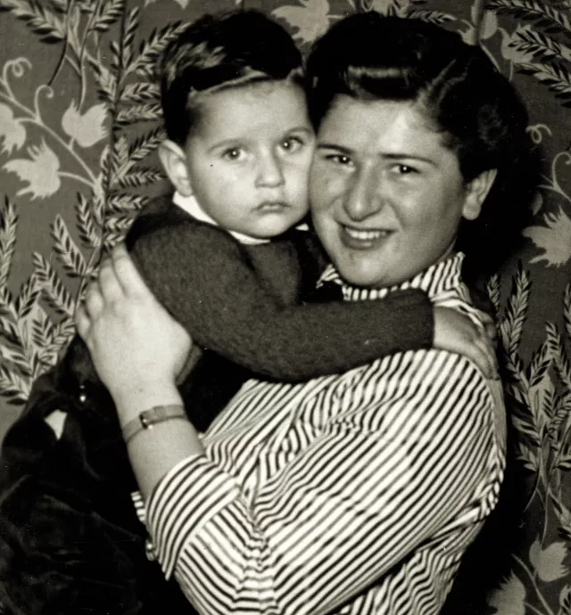 Kitty Schrott und ihr Neffe Peter Drill in Wien