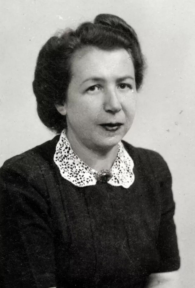 Etel Drill kurz vor ihrem Tod in Palästina