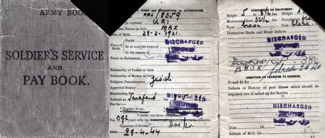 Max Uris Armeeausweis