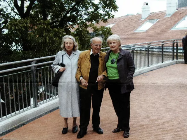 Paul Rona, seine Ehefrau Lucia und Vicky Markstein in Wien