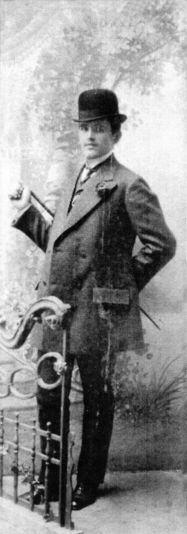 Abraham Schieber als junger Mann