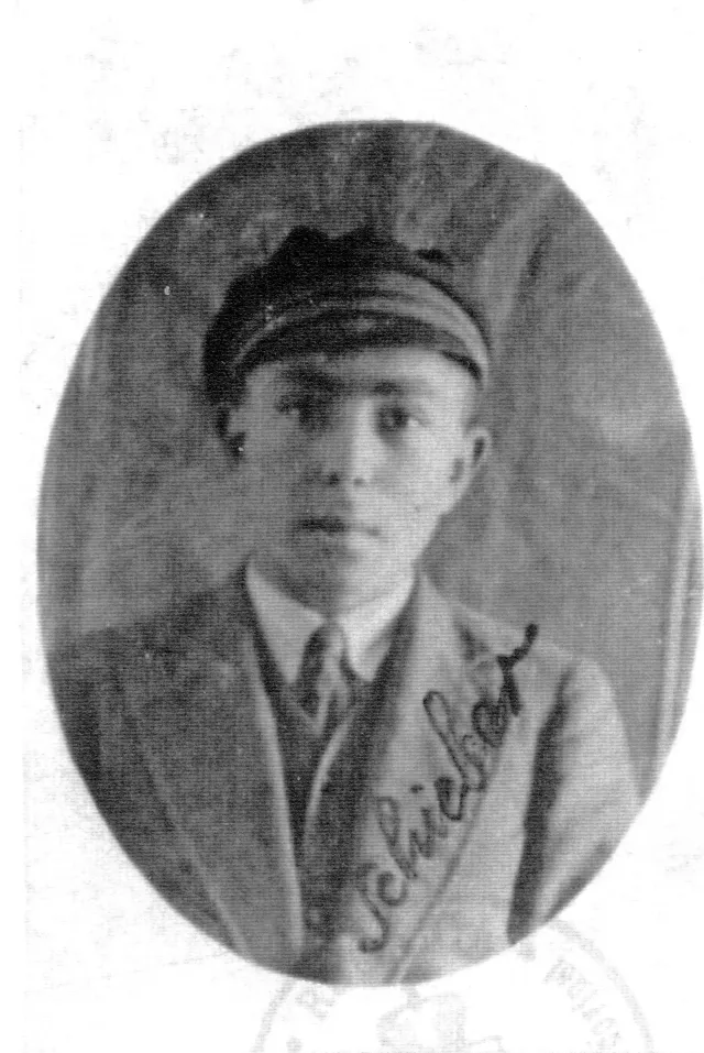 Buby Schieber als 14jähriger Schüler