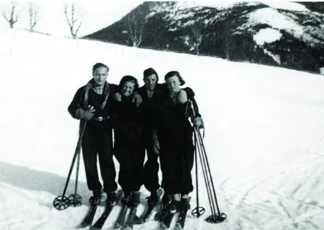 Stella Semenowsky auf Schikurs