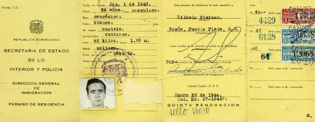 Wilhelm Steiners Identitätskarte Wilhelm Steiners Identitätskarte