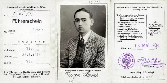 Führerschein von Eugen Steiner