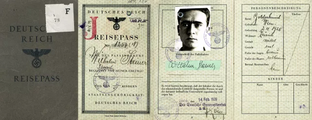Wilhem Steiners Reisepass