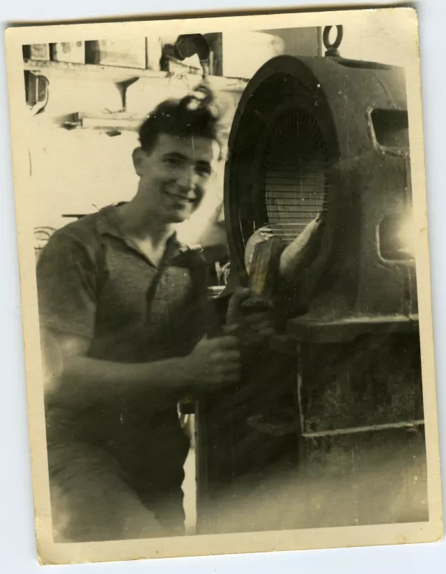 Hillel Kempler als Lehrling