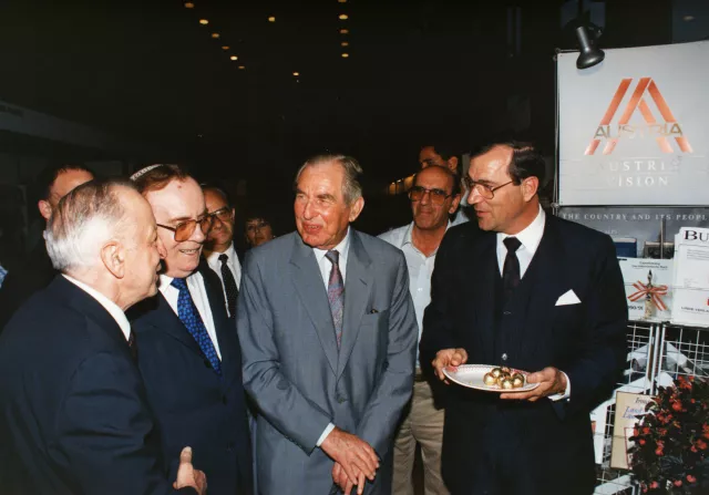 Leo Luster bei einem Treffen