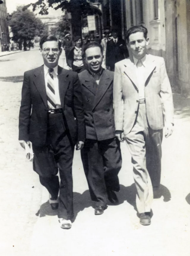 Gersh Muzicant mit Kollegen