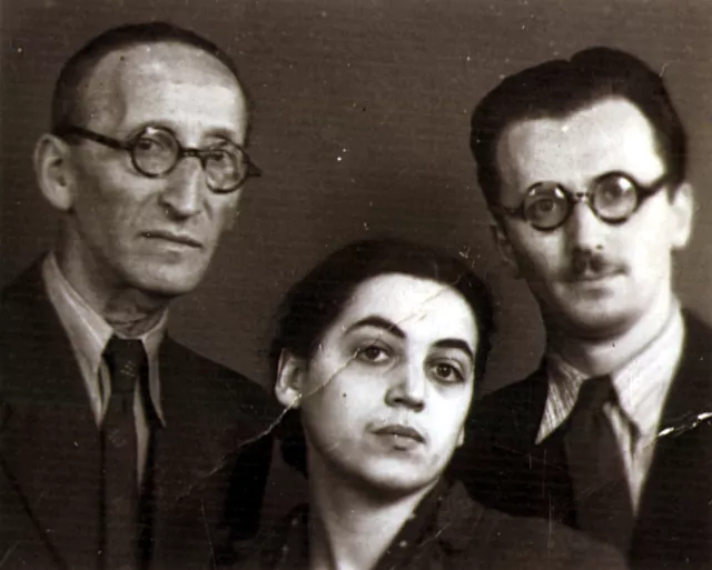 Kati Andai with her first husband Gyorgy Tibor and his father Geza Tibor Kati Andai with her first husband Gyorgy Tibor and his father Geza Tibor