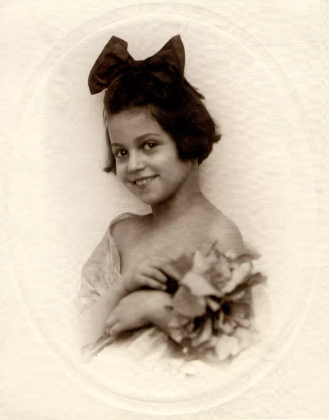 Kati Erdos as a little girl Kati Erdos as a little girl