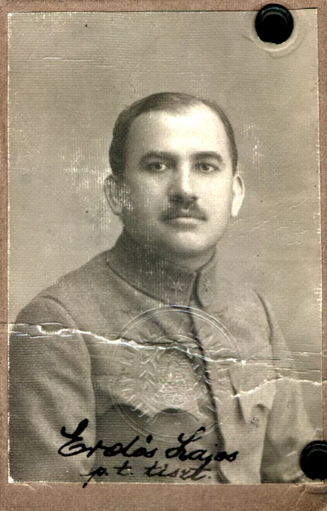 Railway pass for Kati's father during WWI Railway pass for Kati's father during WWI