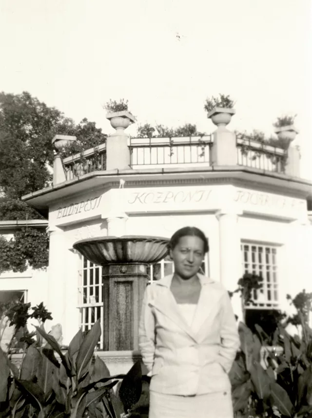 Margit Erdos on Margaret island Margit Erdos on Margaret island