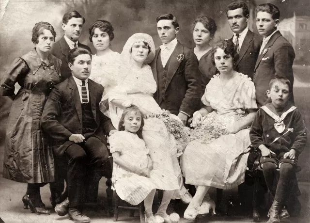 Wedding photo of Lora and Mair Benvinisti