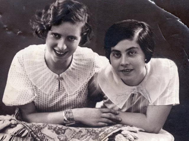 Bina Dekalo and her friend Berta