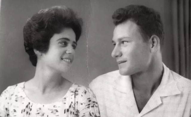 Oro Aroyo with her husband Dan