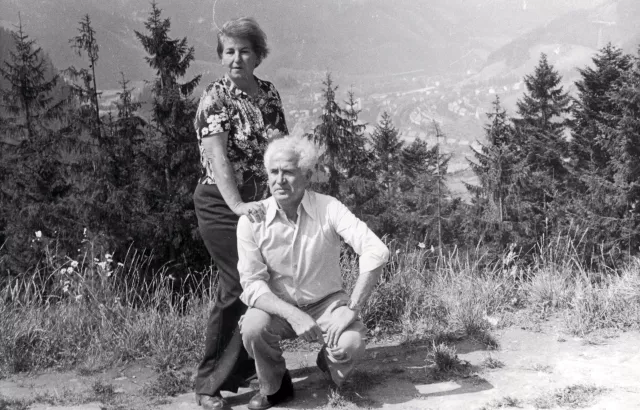 David Elazarov and his wife Elena Kirilova Elazarova