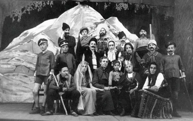 Eshua Almalech as a young actor at school