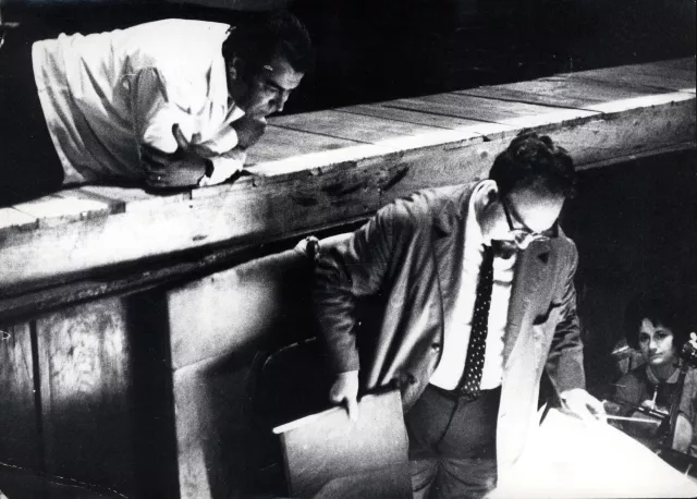 A rehearsal of 'West Side Story' conducted by Jul Levi