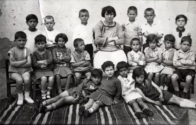 Korina Solomonova in the Jewish nursery