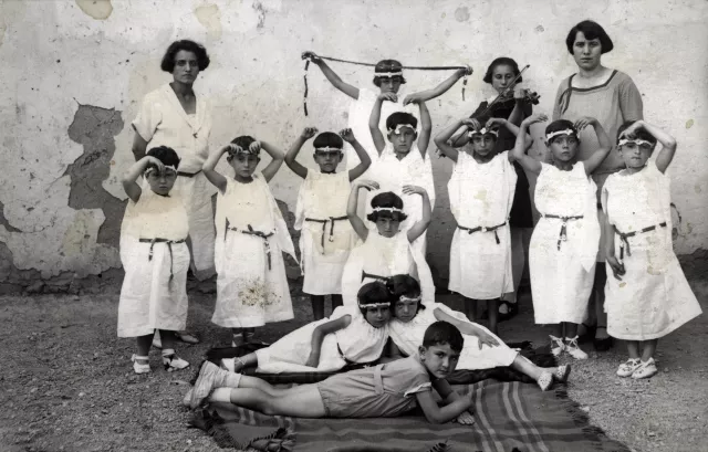 Korina Solomonova in the Jewish nursery