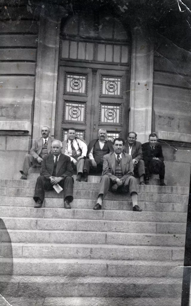 Mihail Mihaylov with friends