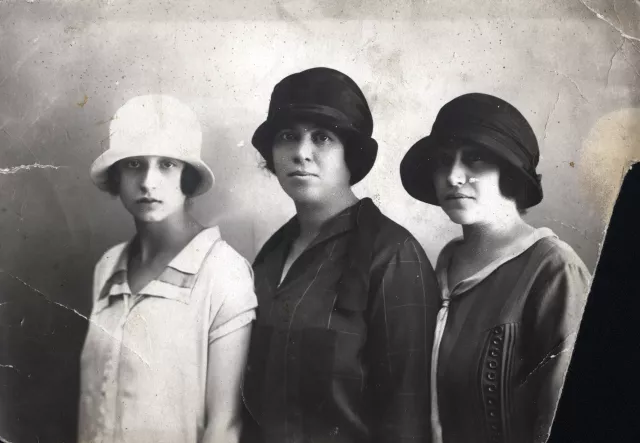 Matilda Mihaylova, Duda Aroyo and her daughter Berta