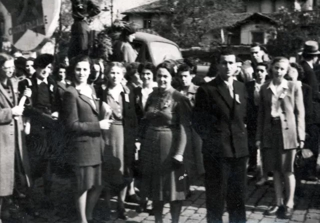 Luna Davidova at a 1st May parade Luna Davidova at a 1st May parade