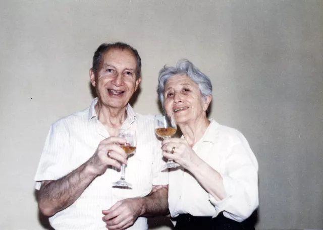 Linka Isaeva and her husband