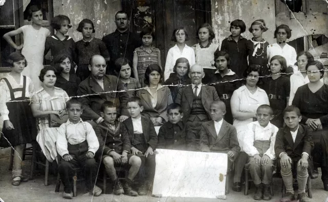 Mazal Asael's husband Mois Asael in the Jewish school