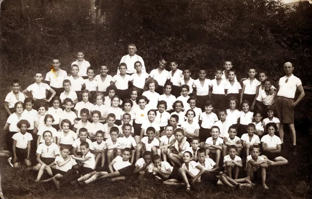 Mazal Asael in the Jewish holiday camp in the town of Berkovitsa
