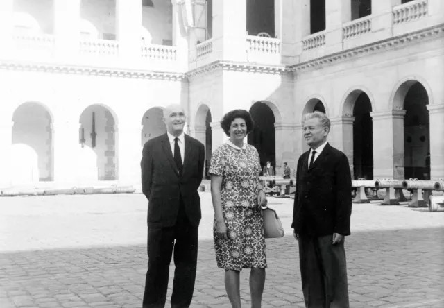 Matilda and Salvator Israel with a relative