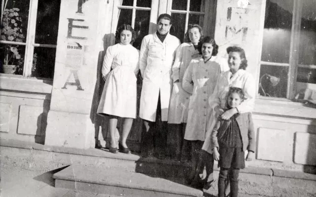 Matilda Israel with her colleagues in Karnobat