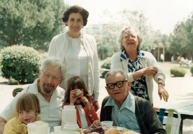 Matilda Israel and her husband Salvator Israel in the USA