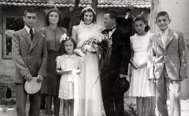 Matilda and Salvator Israel's wedding day