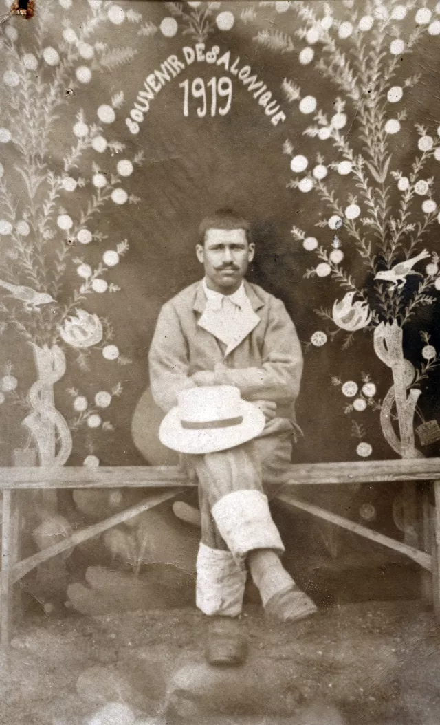 Buko Pizanti as a prisoner of war of the English