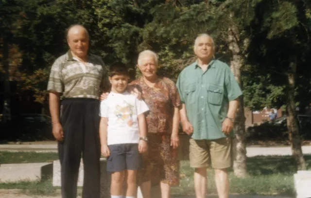 Rafael and Ganka Beraha with their grandson Avishay and Ganka's brother Todor Pashkov Rafael and Ganka Beraha with their grandson Avishay and Ganka's brother Todor Pashkov