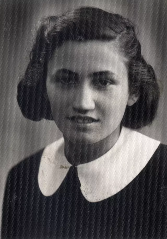 Regina Grinberg at the high school graduation ball