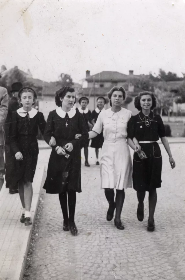 Sofi Danon-Moshe with some classmates