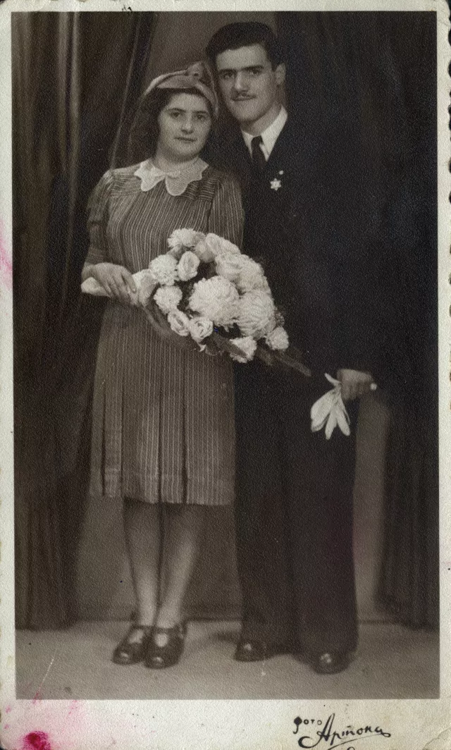 Wedding photo of Zivi and Isak Varsano