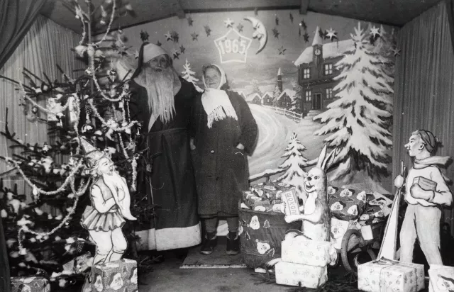 Berta Nusan with Father Frost