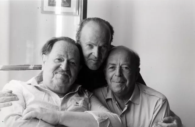 Nissim Kohenov with his brothers David and Santi